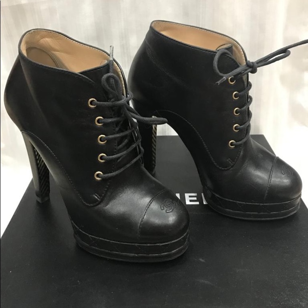 Used Chanel boots.